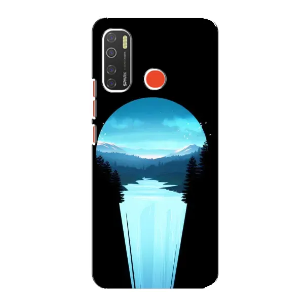 Чехол с рисунком «Синий Водопад» для TECNO Spark 5 Pro Чехол с рисунком «Синий Водопад» для TECNO Spark 5 Pro