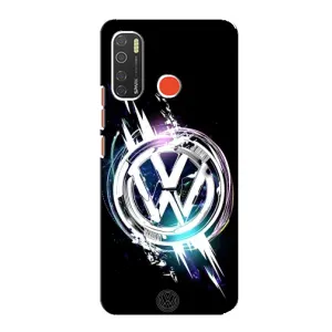 Чехол "Фольксваген" для TECNO Spark 5 Pro (Volkswagen на черном)