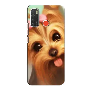 Чохол (ТПУ) Милі песики для TECNO Spark 5 Pro (Йоркширський тер'єр)