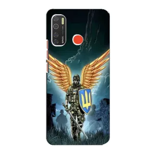 Патриотический Чехол для TECNO Spark 5 Pro (ЗСУ з крильями)
