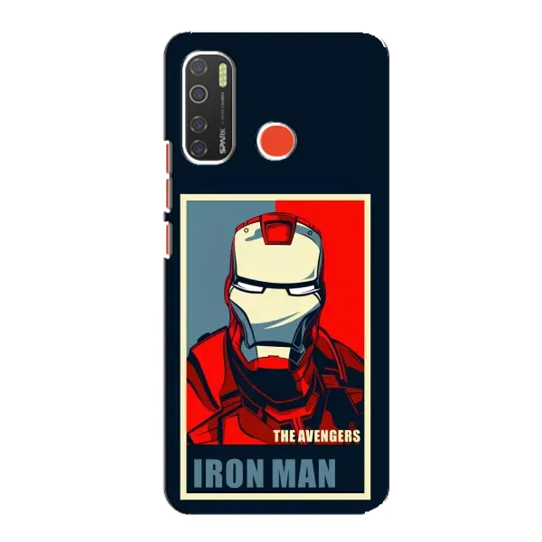 Чехол с рисунком «Art Iron man» для TECNO Spark 5 Чехол с рисунком «Art Iron man» для TECNO Spark 5