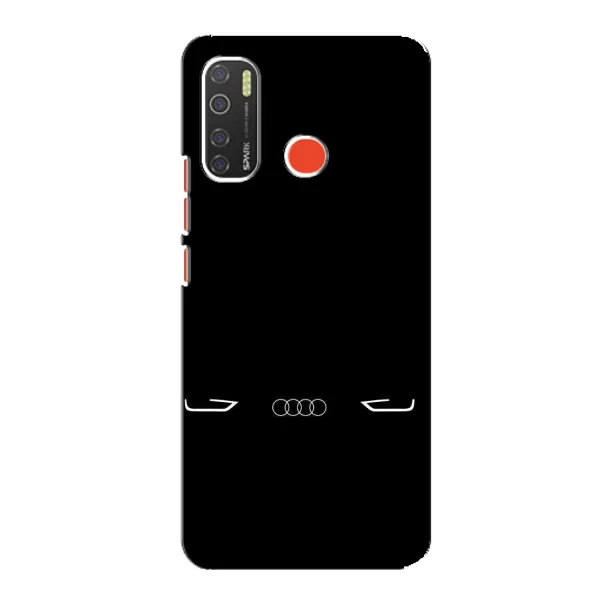Чехол с рисунком «Силует Audi» для TECNO Spark 5 Чехол с рисунком «Силует Audi» для TECNO Spark 5