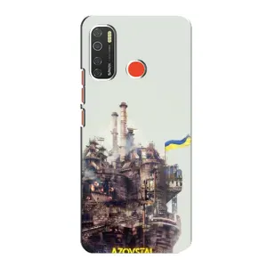 Чехлы на военную тематику для TECNO Spark 5 (Азовсталь)