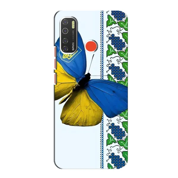 Чехол с рисунком «Бабочка» для TECNO Spark 5 Чехол с рисунком «Бабочка» для TECNO Spark 5