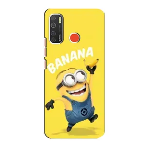 Мультяшний принт на Чохол для Техно Спарк 5 (Banana)