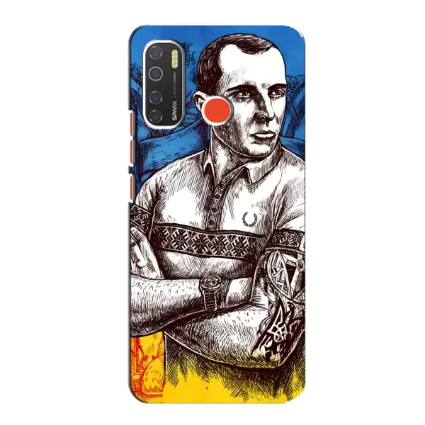 Чехол с рисунком «Бандера Патриот» для TECNO Spark 5 Чехол с рисунком «Бандера Патриот» для TECNO Spark 5