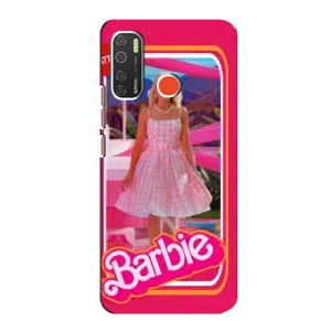 Силиконовый Чехол Барби Фильм на TECNO Spark 5 (Барби Марго)