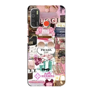 Чехол (Dior, Prada, YSL, Chanel) для TECNO Spark 5 (Бренды)