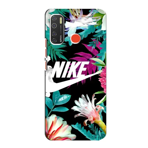 Чехол с рисунком «Цветочный Nike» для TECNO Spark 5 Чехол с рисунком «Цветочный Nike» для TECNO Spark 5
