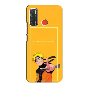 Чехлы с принтом Наруто на TECNO Spark 5 (Даттебаё)
