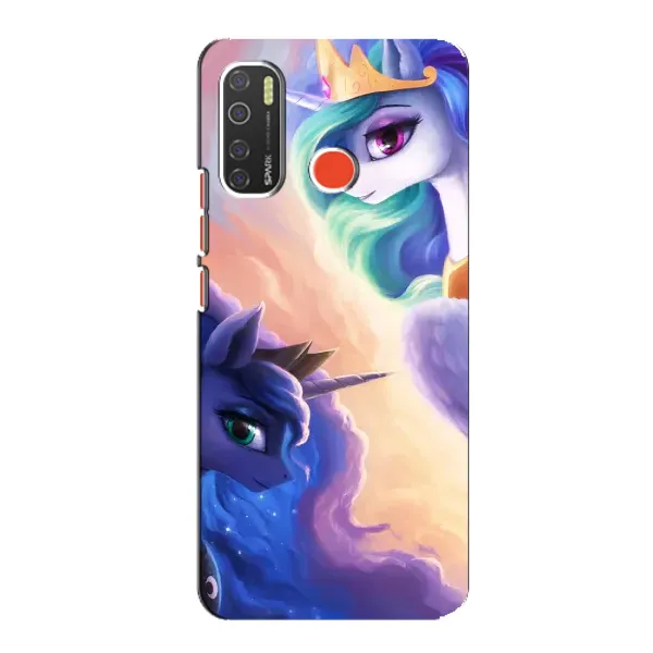 Чехол с рисунком «Единорожки на тучках» для TECNO Spark 5 Чехол с рисунком «Единорожки на тучках» для TECNO Spark 5