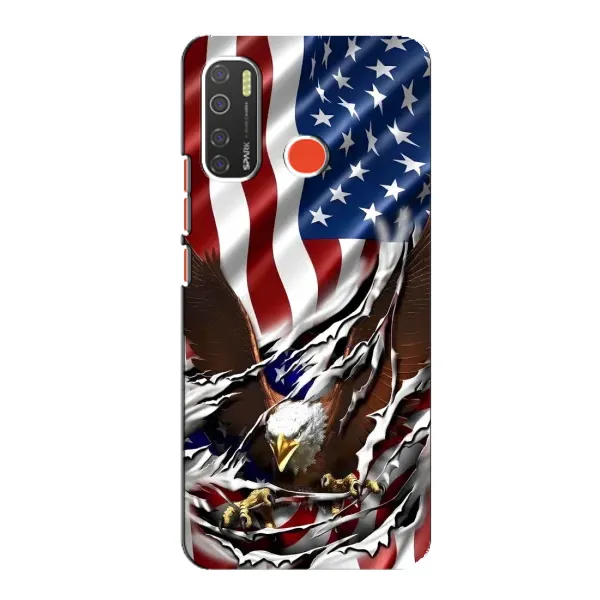 Чехол с рисунком «Флаг USA» для TECNO Spark 5 Чехол с рисунком «Флаг USA» для TECNO Spark 5