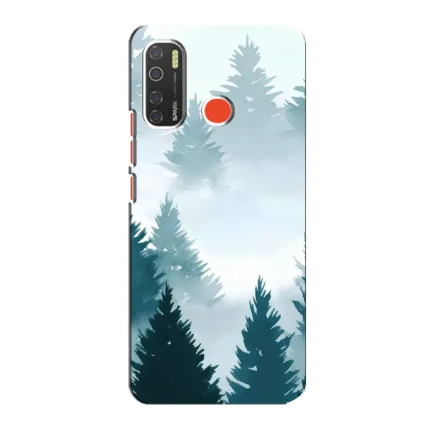 Чехол с рисунком «Горный лес» для TECNO Spark 5 Чехол с рисунком «Горный лес» для TECNO Spark 5