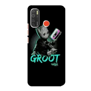 Чехол Супергерои Марвел на Техно Спарк 5 (Groot)