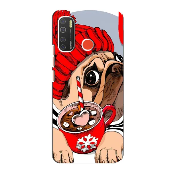 Чехол с рисунком «Грустная собака» для TECNO Spark 5 Чехол с рисунком «Грустная собака» для TECNO Spark 5