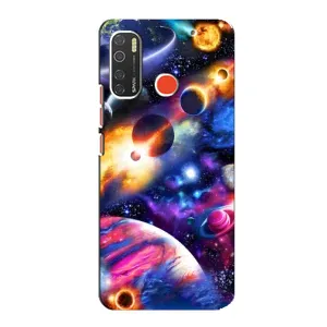 Чехлы КОСМОС для TECNO Spark 5 (Космический мир)