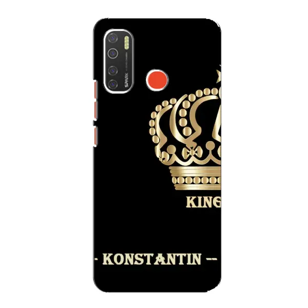 Чехол с рисунком «KOSTYA» для TECNO Spark 5