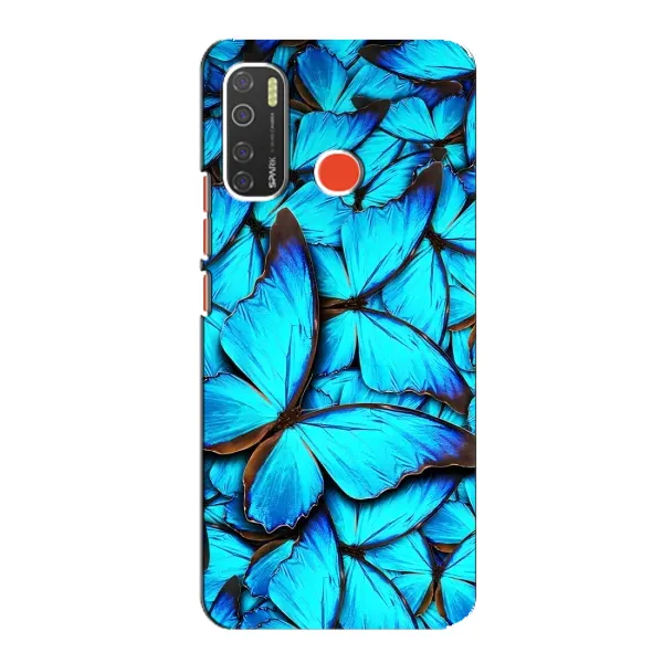 Чехол с рисунком «Крылья бабочек» для TECNO Spark 5