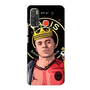 Чехол (TPU) с Футболистом на TECNO Spark 5 (Mbappe King)