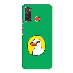 Бампер с принтом Мемы для TECNO Spark 5 (Мем Утка)