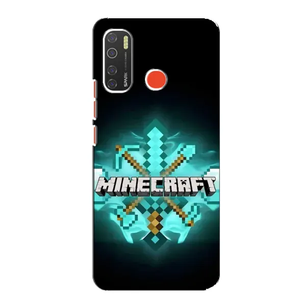 Чехол с рисунком «MineCraft 2» для TECNO Spark 5