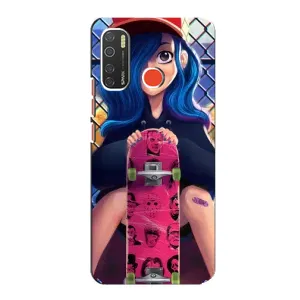 Чехол с картинкой Модные Девчонки TECNO Spark 5 (Модная девушка)