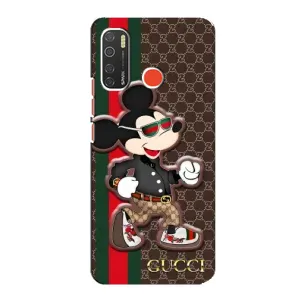 Чехлы Бренд GUCCI для TECNO Spark 5 (Маус Гуччи)