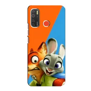 Чохли ЗООТРОПОЛІС для TECNO Spark 5 (Нік і Хопс)