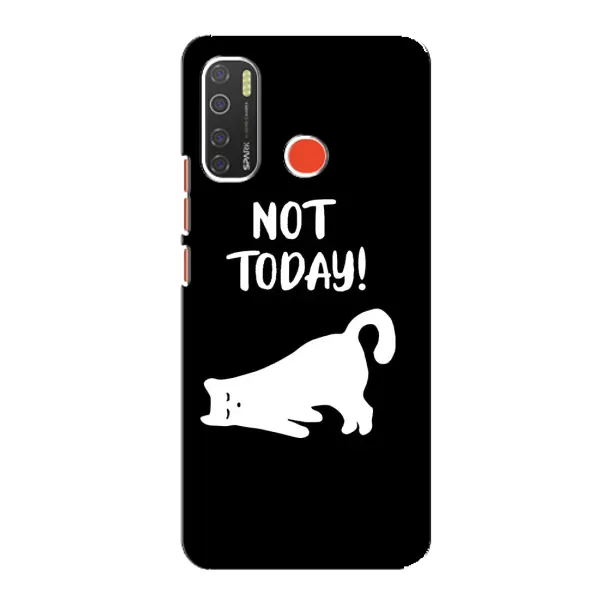 Чехол с рисунком «Not Today» для TECNO Spark 5 Чехол с рисунком «Not Today» для TECNO Spark 5