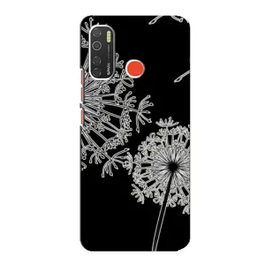 Силиконовый Чехол с одуванчиками на TECNO Spark 5 (Одуванчики)