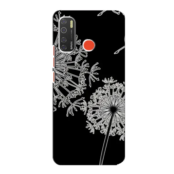 Чехол с рисунком «Одуванчики» для TECNO Spark 5 Чехол с рисунком «Одуванчики» для TECNO Spark 5