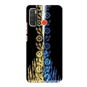 Силіконовый Чохол на TECNO Spark 5 (Патріотична вишиванка)