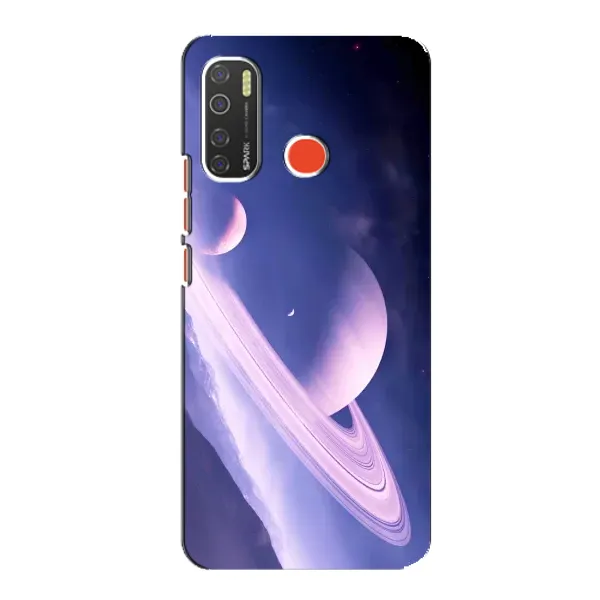 Чехол с рисунком «Планета в космосе» для TECNO Spark 5 Чехол с рисунком «Планета в космосе» для TECNO Spark 5