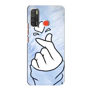 Чехлы (Знак сердечка) на TECNO Spark 5 (Сердечка знак)