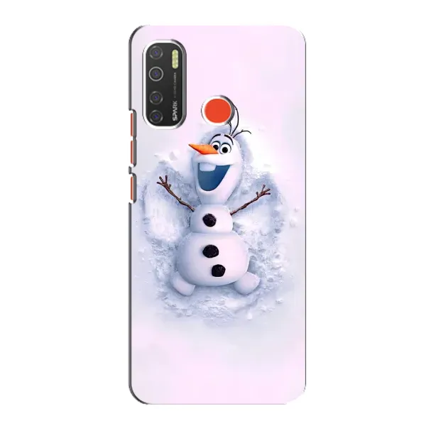 Чехол с рисунком «Снеговик Олов» для TECNO Spark 5 Чехол с рисунком «Снеговик Олов» для TECNO Spark 5