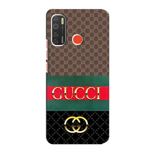 Чехол с рисунком «Стиль GUCCI» для TECNO Spark 5 Чехол с рисунком «Стиль GUCCI» для TECNO Spark 5