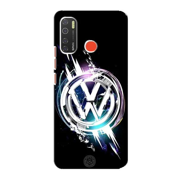 Чехол с рисунком «Volkswagen на черном» для TECNO Spark 5 Чехол с рисунком «Volkswagen на черном» для TECNO Spark 5