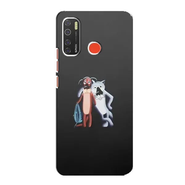 Чехол с рисунком «Шо, опять» для TECNO Spark 5