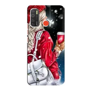 Чехлы на Новый Год TECNO Spark 5 (Зима пришла)