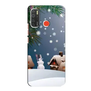 Чехлы на Новый Год TECNO Spark 5 (Зима)