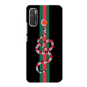 Чехлы Бренд GUCCI для TECNO Spark 5 (Змей Гуччи)