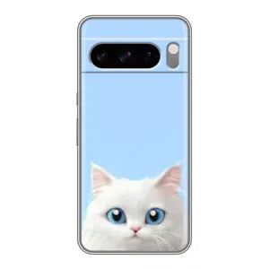 Чехол на тематику: Коты для TECNO Spark 50 (Белый кот)