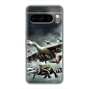 Чехол с рисунком «Гусини и крокодило» для TECNO Spark 50