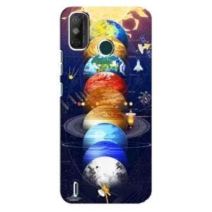 Чохол (ТПУ) з планетами на TECNO Spark 6 GO (KE5) (Арт планети)