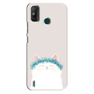 Чехол на тематику: Коты для TECNO Spark 6 GO (KE5) (Белый котик)