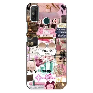 Чохол (Dior, Prada, YSL, Chanel) для TECNO Spark 6 GO (KE5) (Брендb)