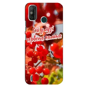 Силиконовый Чехол на TECNO Spark 6 GO (KE5) (Я-Украина) (Червона Калина)