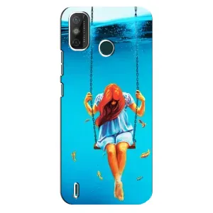 Чохол Стильні дівчата на TECNO Spark 6 GO (KE5) (Дівчина на гойдалці)