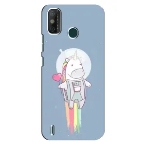 Чехол Unicorn на TECNO Spark 6 GO (KE5) (Единорог космонавт)