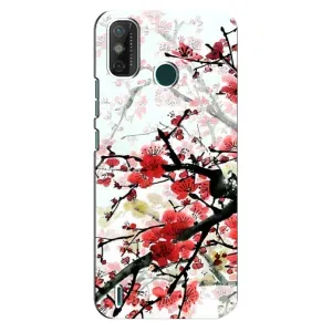 Чехол с принтом САКУРЫ на TECNO Spark 6 GO (KE5) (Красивая Сакура)